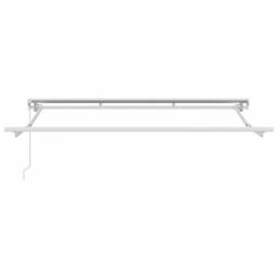 Berkfield Home Retractable Awning Manual Yellow / Orange / White 350x200 cm - thumbnail 7