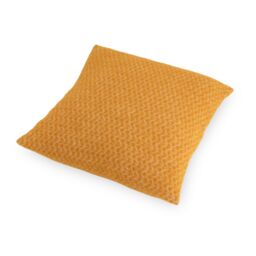 Native Natural Hoop Mustard Wool Cushion Cover 45x45cm - Size: 45 cm x 45 cm - thumbnail 4