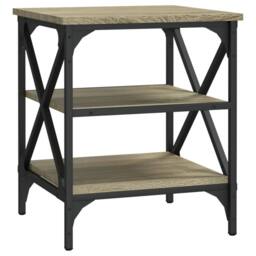 Berkfield Home Side Tables 2 pcs Sonoma Oak 40x42x50 cm Engineered Wood in Brown - Size: 40 x 42 x 50 cm - thumbnail 5