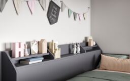 Flair Slick Staircase Triple Bunk Bed with Storage in Grey - Size: Single - thumbnail 7