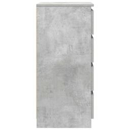Berkfield Home Sideboard with Drawers Concrete Grey 37.5x35x99 cm Engineered Wood - thumbnail 7