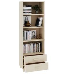 Berkfield Home Highboard HAMAR Honey Brown 60x35x180 cm Solid Wood Pine - Size: 60 x 35 x 180 cm - thumbnail 3