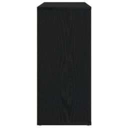 Berkfield Home Sideboard Black Oak 91x29.5x65 cm Engineered Wood - thumbnail 7