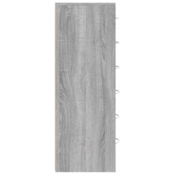 Berkfield Home Sideboard with 6 Drawers Grey Sonoma 50x34x96 cm Engineered Wood - Size: 50 x 34 x 96 cm - thumbnail 6