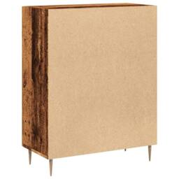 Berkfield Home Sideboard Old Wood 69.5x34x90 cm Engineered Wood in Brown - thumbnail 6
