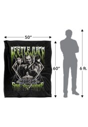 Warner Brothers Beetlejuice 2 50x60 Group Band Silky Touch Super Soft Throw Blanket in White - thumbnail 5