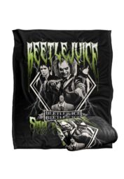 Warner Brothers Beetlejuice 2 50x60 Group Band Silky Touch Super Soft Throw Blanket in White - thumbnail 2