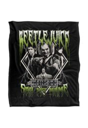 Warner Brothers Beetlejuice 2 50x60 Group Band Silky Touch Super Soft Throw Blanket in White - thumbnail 1