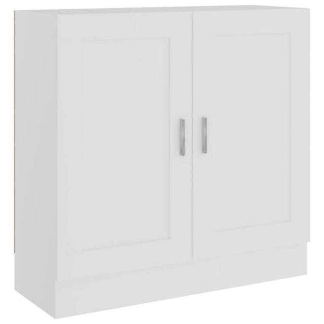 Berkfield Home Book Cabinet White 82.5x30.5x80 cm Engineered Wood - image 1