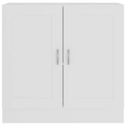 Berkfield Home Book Cabinet White 82.5x30.5x80 cm Engineered Wood - thumbnail 5