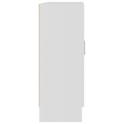 Berkfield Home Book Cabinet White 82.5x30.5x80 cm Engineered Wood - thumbnail 6