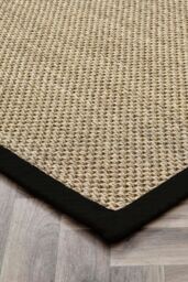 Origin s Sisal Rug Light Beige with Black Border 120x170 - Size: 160 cm x 230 cm - thumbnail 4