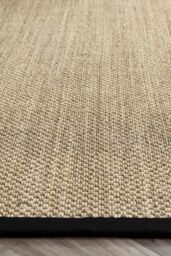 Origin s Sisal Rug Light Beige with Black Border 120x170 - Size: 160 cm x 230 cm - thumbnail 3