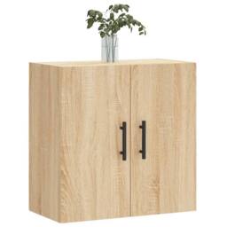Berkfield Home Wall Cabinet Sonoma Oak 60x31x60 cm Engineered Wood in Brown - Size: 60 x 31 x 60 cm - thumbnail 3
