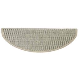 Berkfield Home Stair Mats Self-adhesive Sisal-Look 15 pcs 65x21x4 cm Light Green in Light Beige - Size: Medium - thumbnail 5