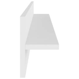 Berkfield Home Wall Shelf 4 pcs White 80x11.5x18 cm Engineered Wood - thumbnail 5