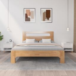Berkfield Home Bedside Tables 2 pcs High Gloss White 50x46x50 Engineered Wood - thumbnail 1