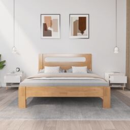 Berkfield Home Bedside Tables 2 pcs High Gloss White 50x46x50 Engineered Wood - thumbnail 3