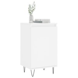 Berkfield Home Sideboards 2 pcs White 40x35x70 cm Engineered Wood in Black - Size: 40 x 35 x 70 cm - thumbnail 3