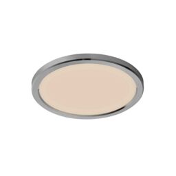 Nordlux Oja Ceiling Light Chrome Plastic Bathroom LED IP54 3000/4000k Mains in Silver - thumbnail 4