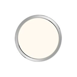Nordlux Oja Ceiling Light Chrome Plastic Bathroom LED IP54 3000/4000k Mains in Silver - thumbnail 2