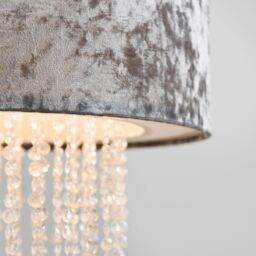 ValueLights Boland Silver Ceiling Pendant Droplets Shade - thumbnail 3