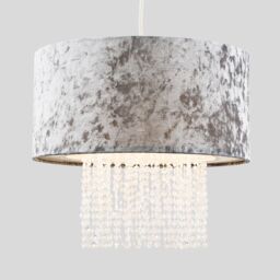ValueLights Boland Silver Ceiling Pendant Droplets Shade - thumbnail 4