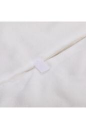 Living and Home 90cm White Christmas Tree Skirt Long Fur Xmas Tree Base Cover for Christmas Home, Party - thumbnail 4