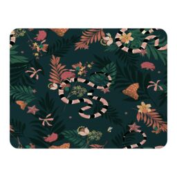 Benjamin Tate Design Beautiful Dark Forest Blanket in Natural - Size: 120 cm x 150 cm - thumbnail 1