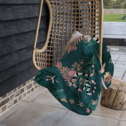 Benjamin Tate Design Beautiful Dark Forest Blanket in Natural - Size: 120 cm x 150 cm - thumbnail 4