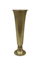 KDMD Antique Gold Creation Metal Table Centre Vase 46.5cm - thumbnail 2