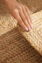 THE RUGS Sharmila Jute Rug Handwoven Reversible Natural Fibre Living Room in Camel - Size: 80 cm x 200 cm - thumbnail 6