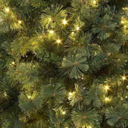 Shatchi 8FT Pre-Lit Kentucky Pine Luxurious Artificial Green Christmas Tree With Long life Energy Saving Warm White LED Lights - thumbnail 8