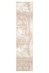 Kukoon Beige Marbled Abstract Pattern Soft Pile Living Room Area Rug - Size: 60 cm x 240 cm - thumbnail 8