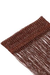 Neel Blue Glitter String Curtain Polyester Fringe Panel Spaghetti Tassel Curtain, 200cm x 90cm in Burgundy - Size: 200 cm x 90 cm - thumbnail 2
