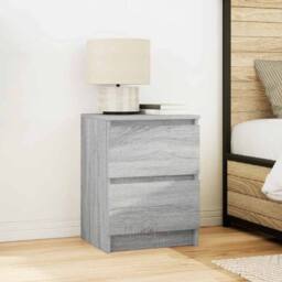 Berkfield Home TV Cabinet Grey Sonoma 40x35x54 cm Engineered Wood - Size: 40 x 35 x 54 cm - thumbnail 1