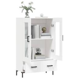 Berkfield Home Highboard White 69.5x31x115 cm Engineered Wood - thumbnail 4