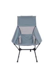 Living and Home Portable Heightened Backrest Folding Camping Chair in Grey - thumbnail 5