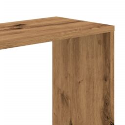 Berkfield Home Bookcase 5-Tier Artisian Oak 45x23.5x162.5 cm Engineered Wood in Brown - thumbnail 6
