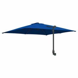 Berkfield Home Traditional Garden Parasol Azurblau 2.5 x 2.5 m Fabric in Blue - thumbnail 6