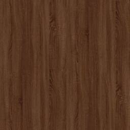 Berkfield Home Elegant Bedside Table Brown Oak 57x55x36 cm Engineered Wood - Size: 57 x 55 x 36 cm - thumbnail 7