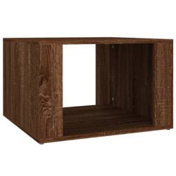 Berkfield Home Elegant Bedside Table Brown Oak 57x55x36 cm Engineered Wood - Size: 57 x 55 x 36 cm - thumbnail 3