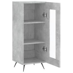 Berkfield Home Sideboard Concrete Grey 34.5x34x90 cm Engineered Wood - thumbnail 6