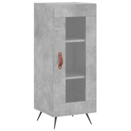 Berkfield Home Sideboard Concrete Grey 34.5x34x90 cm Engineered Wood - thumbnail 2
