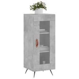 Berkfield Home Sideboard Concrete Grey 34.5x34x90 cm Engineered Wood - thumbnail 3