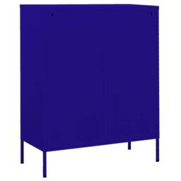 Berkfield Home Storage Cabinet Navy Blue 80x35x101.5 cm Steel - thumbnail 5