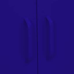 Berkfield Home Storage Cabinet Navy Blue 80x35x101.5 cm Steel - thumbnail 8