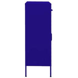 Berkfield Home Storage Cabinet Navy Blue 80x35x101.5 cm Steel - thumbnail 4