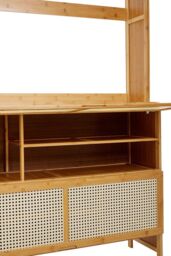 H&O Direct Wooden Entryway Storage Shoe Cabinet in Brown - thumbnail 5