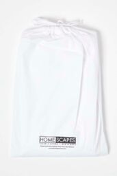 Homescapes Cotton Cot Bed Duvet Cover Set 200 Thread Count in White - thumbnail 5